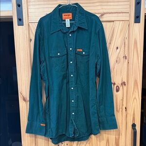 Wrangler Dark green Long Sleeve Shirt FR